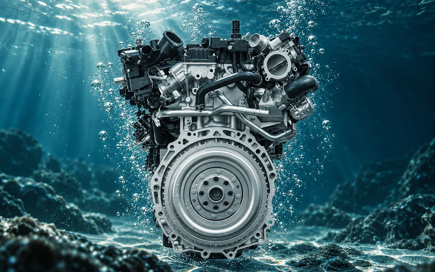 Geely и Renault показали двигатель B20, который работает под водой