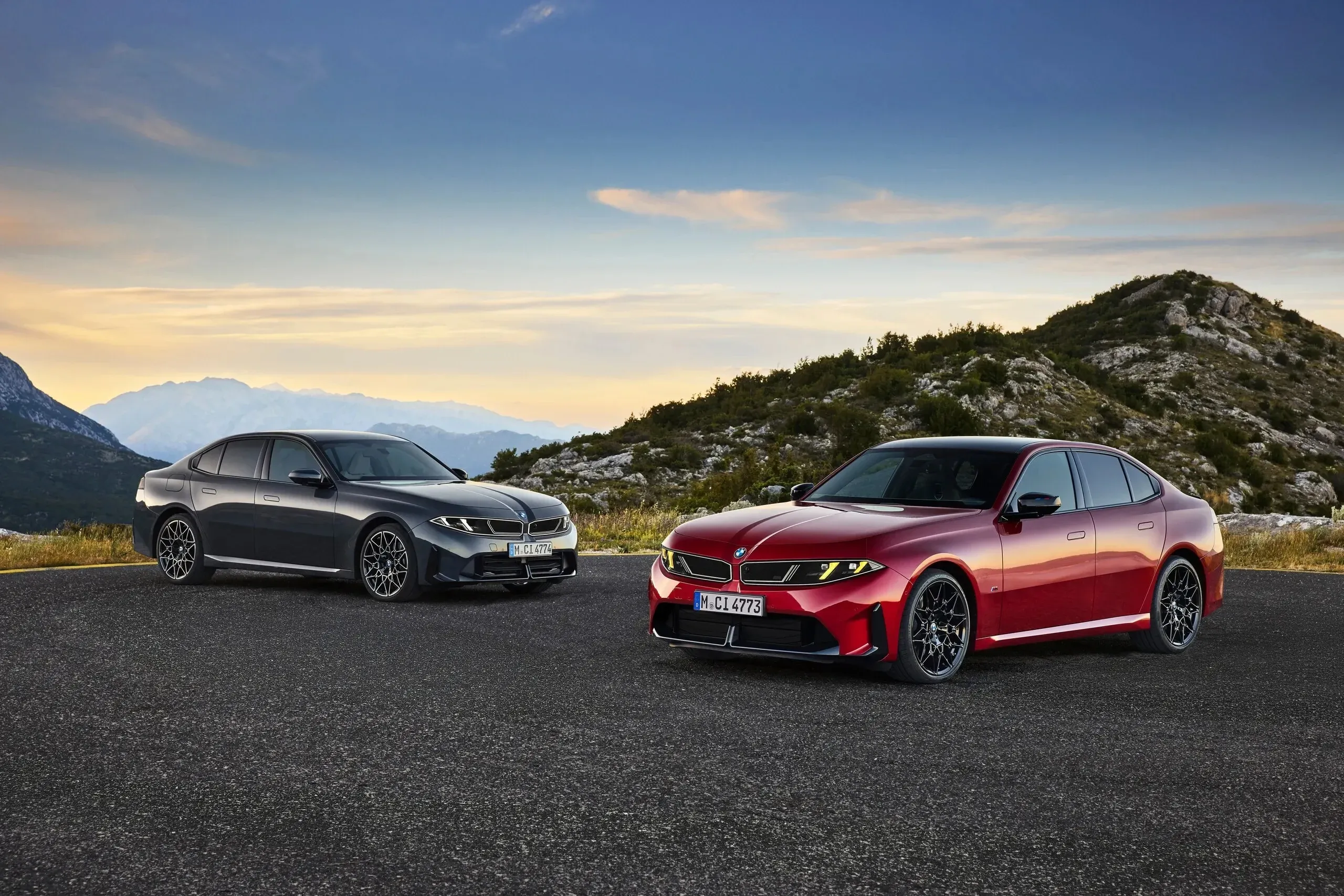 Передняя часть бензиновой 3 Series близка к электрической i3, но бампер и воздухозаборники здесь другие