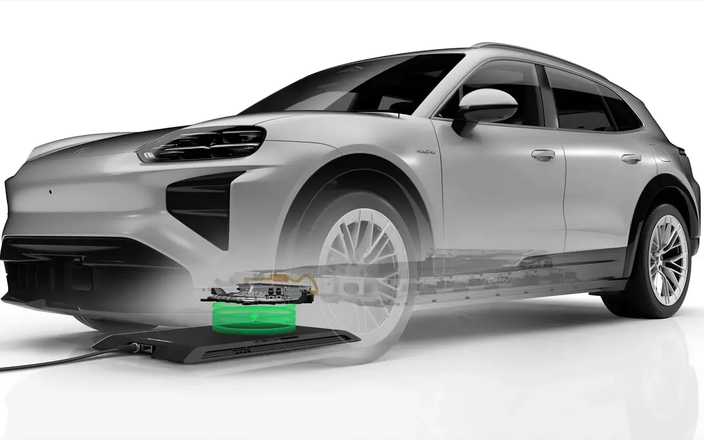 Интерьер Porsche Cayenne Electric