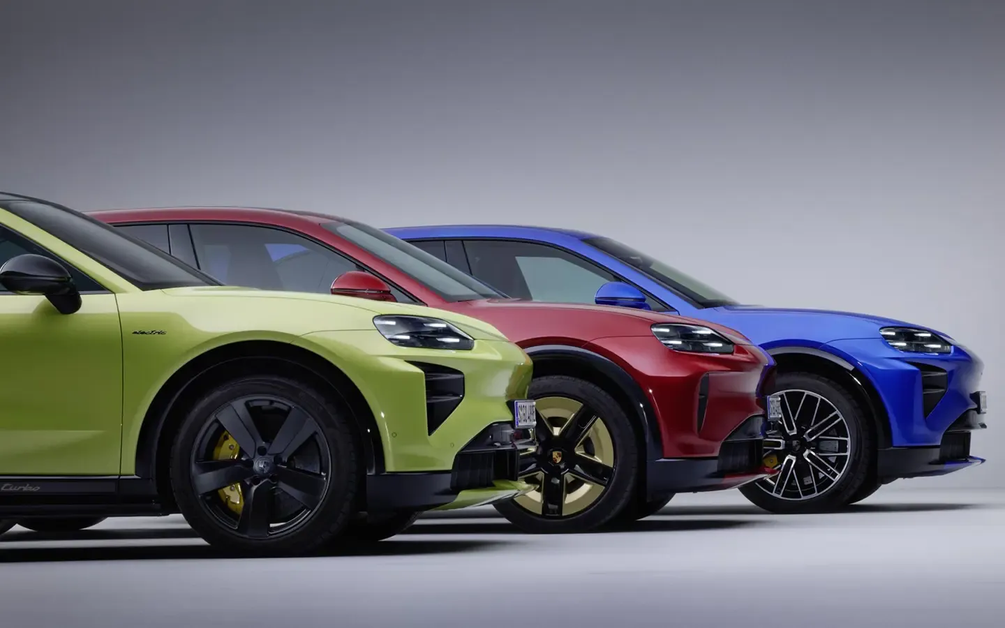 Палитра цветов Porsche Cayenne Electric
